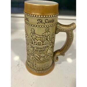 Anheuser-Busch St Louis Missouri Beer Stein A&E Eagle Logo Ceramic Mug